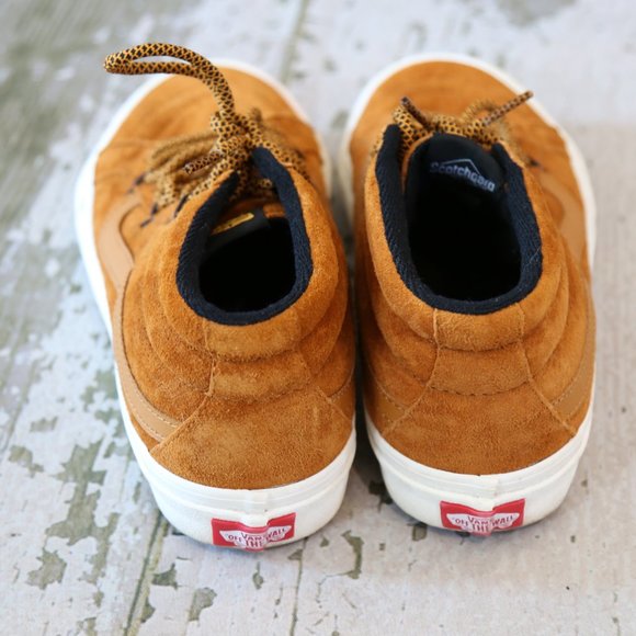 VANS Sk8 Mid Reissue Ghillie MTE Sudan Brown Suede Shoes Chukkah 7.5 p HP!!! main image 5